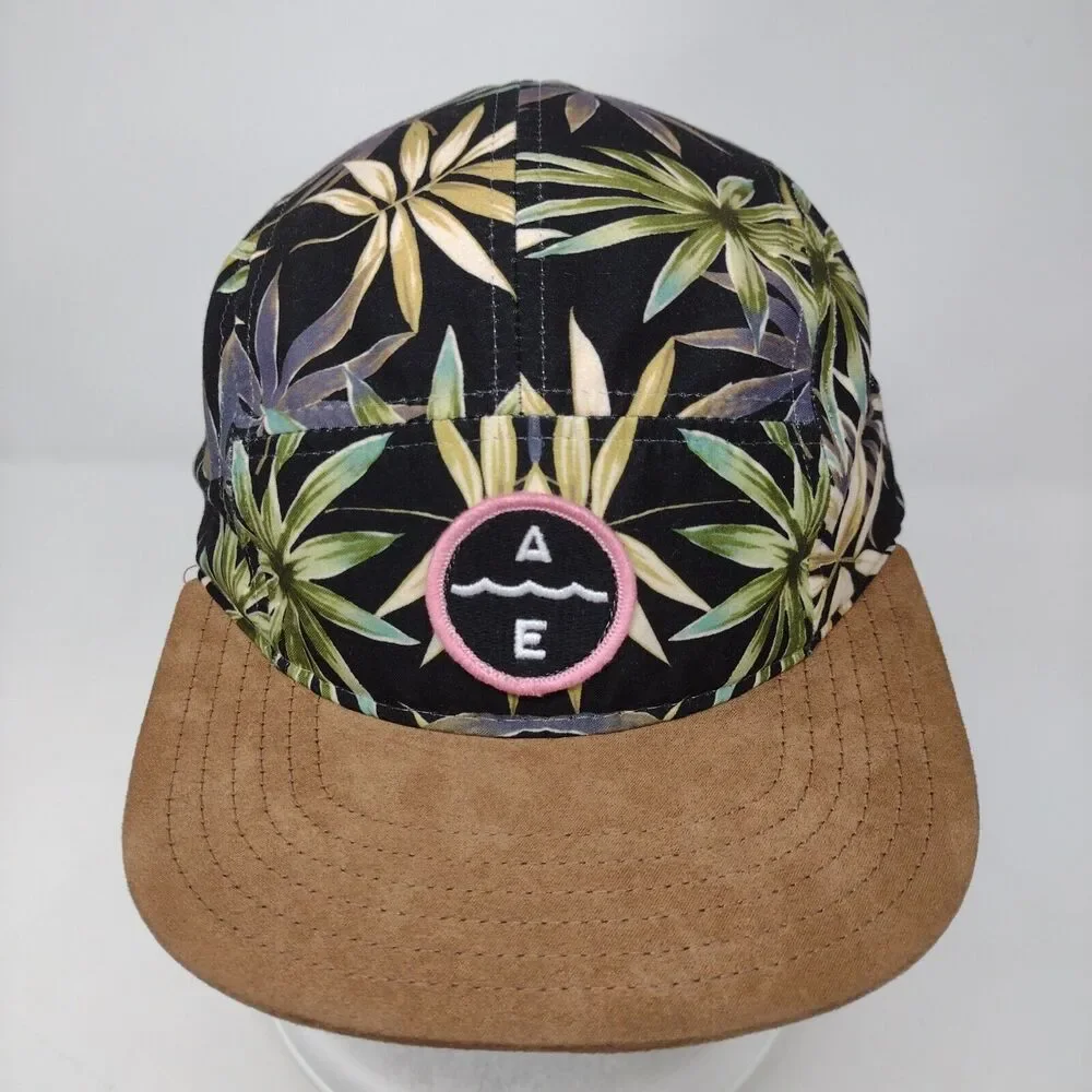 American Eagle Outfitters Strapback 5 Panel Hat Multi OSFA Tropical - Picture 2 of 8